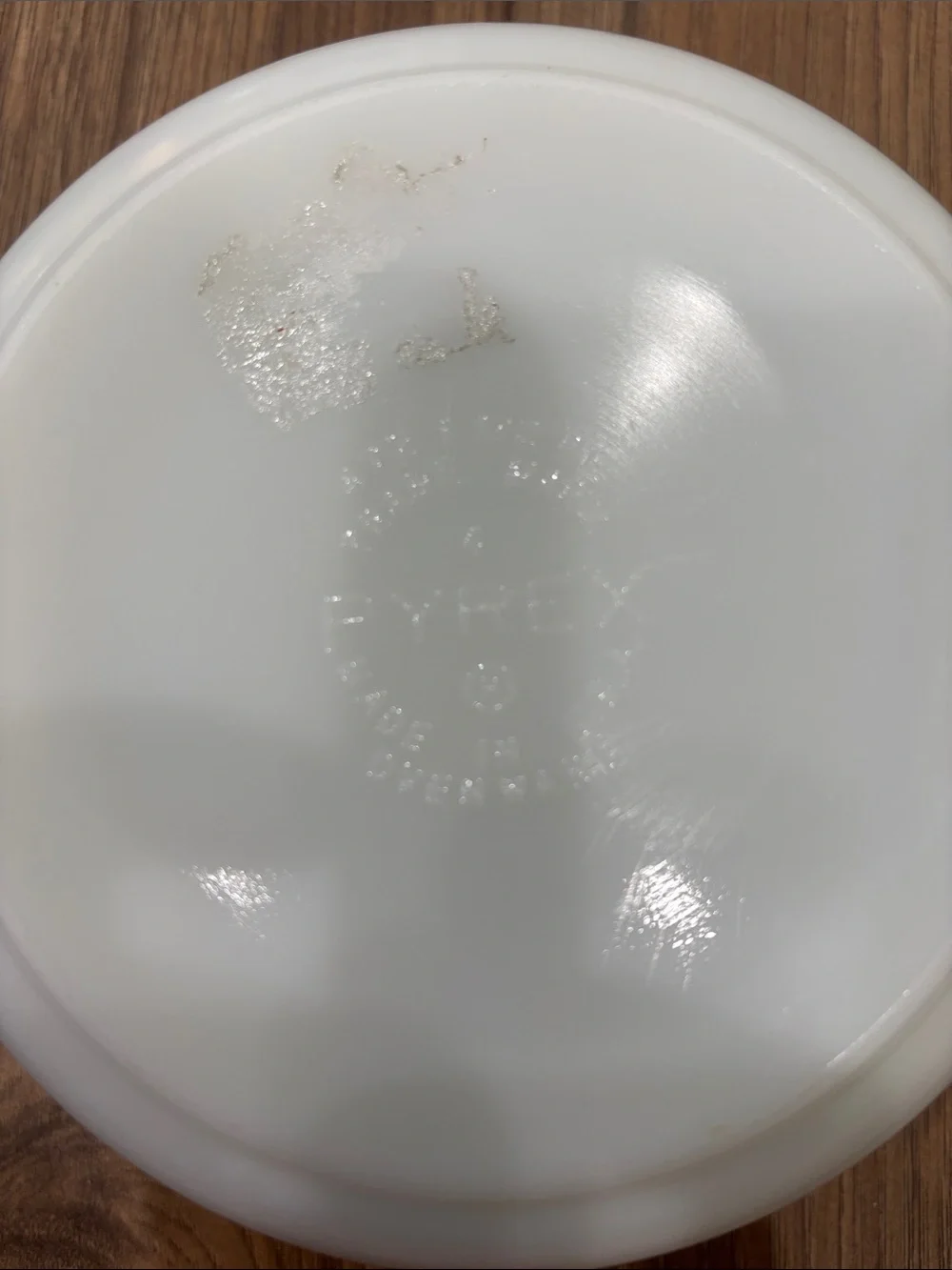 Pyrex Verde Square Flower 472